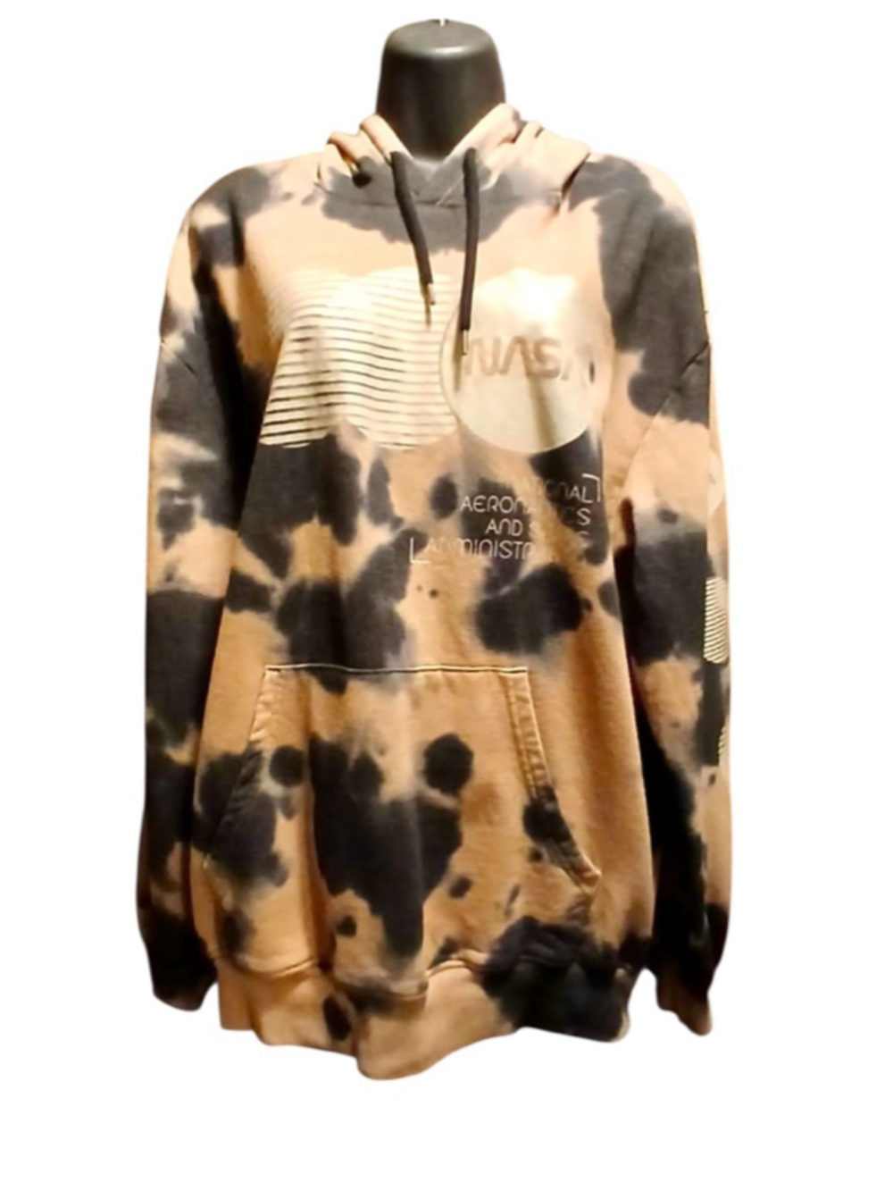 NASA Tie-Dye Exploration Graphic Hoodie - Size L - INV347